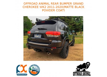 Offroad Animal Rear Bumper Grand Cherokee Wk2 2011-2020(matte Black Powder Coat)